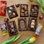 Brownie treat boxes, brownie gift boxes, fully loaded brownie slices, best brownie slices with UK delivery