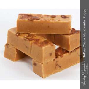 toffee chunk handmade fudge | Toffee Chunk Handmade Fudge